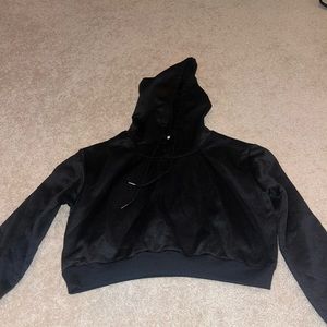 Black Crop Top hoodie!